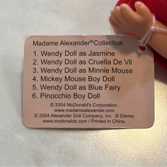 Vintage McDonalds Madame Alexander Little Red Riding Hood and Minnie Mouse - Picture 9 of 9